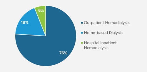 Revenue by Modality for DaVita