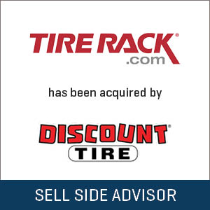 Stout advises Tire Rack on its sale to Discount Tire