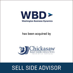Stout advises Washington Business Dynamics on Sale to Chickasaw Nation Industries