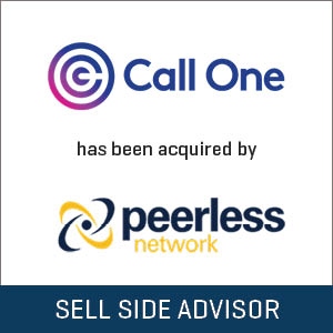 Stout Advises on Sale of Call One to Peerless Network tombstone