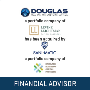 Stout advises Douglas Machine on its sale to Sani Matic