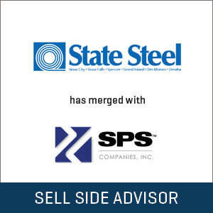 Stout Advises State Steel Supply on Combination with SPS Companies