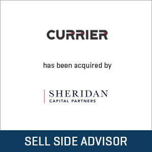 Stout Advises Currier Plastics, Inc. on its Sale to Sheridan Capital Partners.